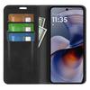 For Motorola Moto G55 5G Case Skin-Touch Leather Wallet Phone Cover