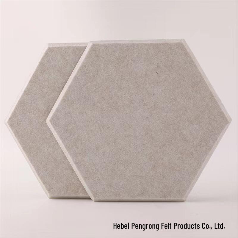 Hexagonal Polyester Fiber Sound-Absorbing Panel for Indoor Wall Soundproofing in Music Rooms and Studios