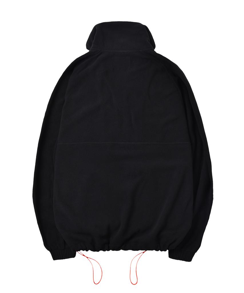 Emotion Planet Collar Polar Fleece Anorak (Black)