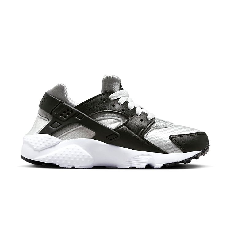 Nike Huarache Run GS Big Kids Black Neutral Grey White 654275-044