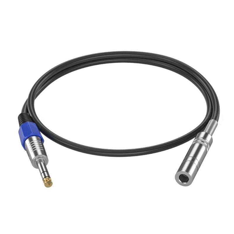 6.35mm Sound Extension Cable Male to Female 6.35 Auditory Extender Cord, Straight or Right Angle Connection