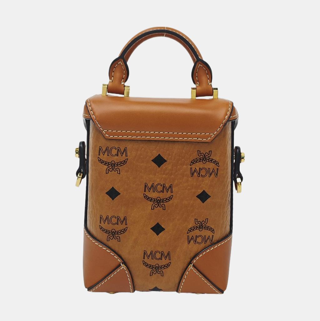 [Pre-Owned] Classic Monogram Print Leather Crossbody Tote Bag Mini - Very Good #NO3IM3