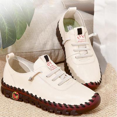 Szew letnie płaskie buty damskie mokasyny damskie mokasyny szyte wsuwane baletki dla kobiet buty pielęgniarki medyczne