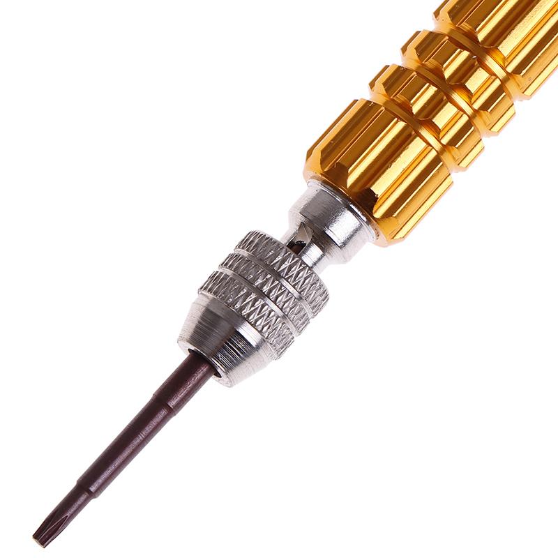 Multifunction Mini Blade Screwdriver With Replacemet Head Anti Slip Repair Tools