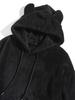 Herbst Winter Feuchtigkeitsableitend Bequem Hautfreundlich Oberteile Große Größe Mit Kapuze Herren Freizeit Persönlichkeit Mode Pullover Korallen Samt Jacke Herren