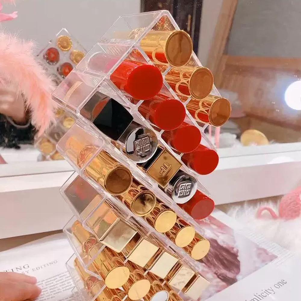 Affordable Lipstick Storage Rack - 12/16/28 Compartments Lipstick Holder for Storing Lip Gloss And Lipstick Makeup Organizer Box