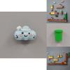 3d Super Mario Refrigerator Stickers For Diy Home Decoration
