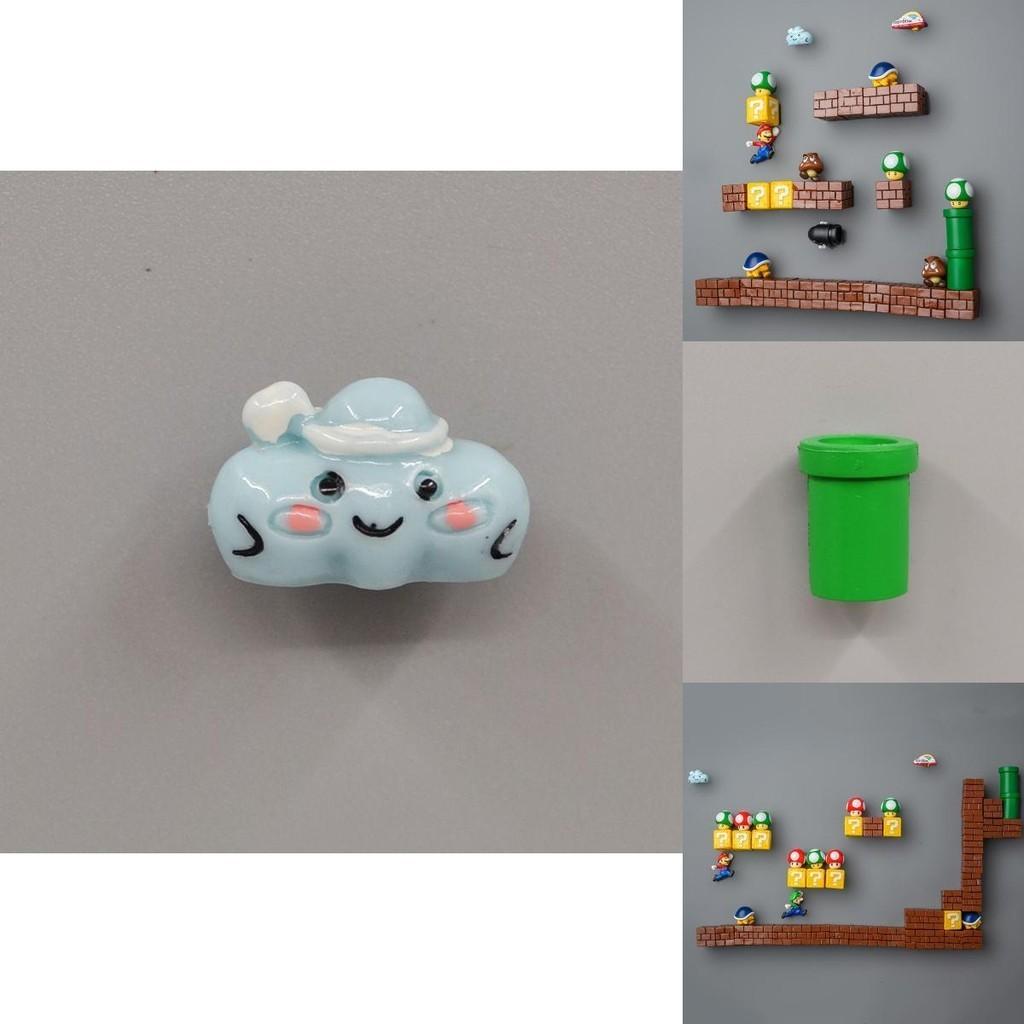 3d Super Mario Refrigerator Stickers For Diy Home Decoration