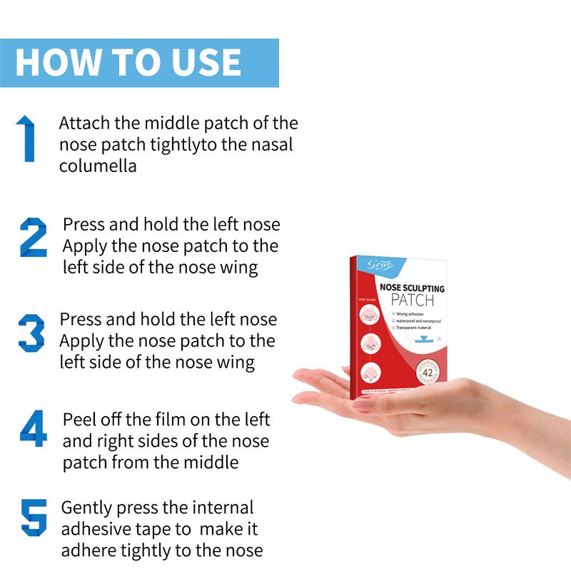 Cosplay Special Nose Shrink Strips Shrink Nose Wings Small Nose Narrow Thin Nose Invisible Beauty Shrinking Nose Wing Stickers