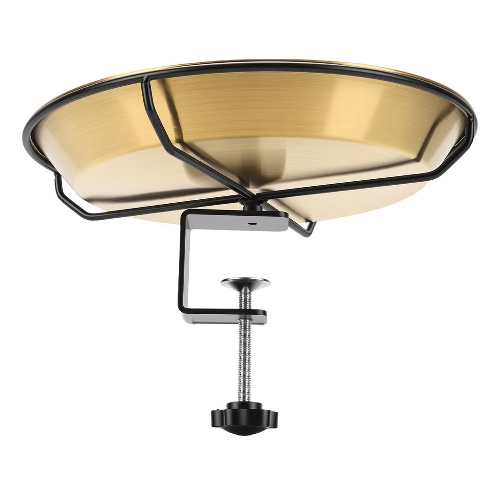 Outside Birdbaths Bowl Metal Detachable Bird Water Spa Bowl for Outdoor Garden Yard Patio Lawn