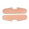 3Pieces Studio Ready Single Coil Pickups Baseplate Easy Installation Copper Texture for Musicians and Band Practice