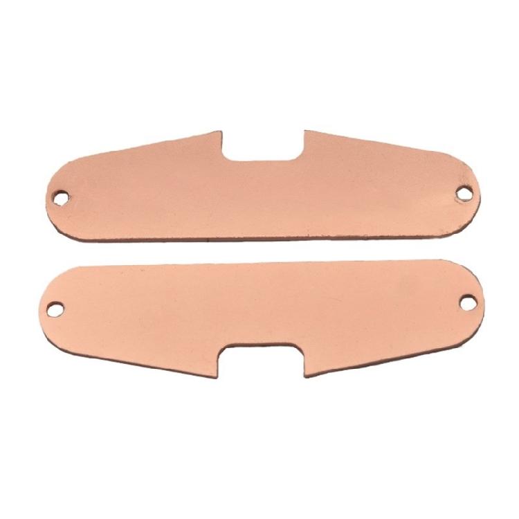 3Pieces Studio Ready Single Coil Pickups Baseplate Easy Installation Copper Texture for Musicians and Band Practice