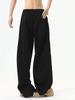 Men's Cleanfit Wide-Leg Fleece Sweatpants - Autumn/Winter Straight-Leg Casual Sports Pants