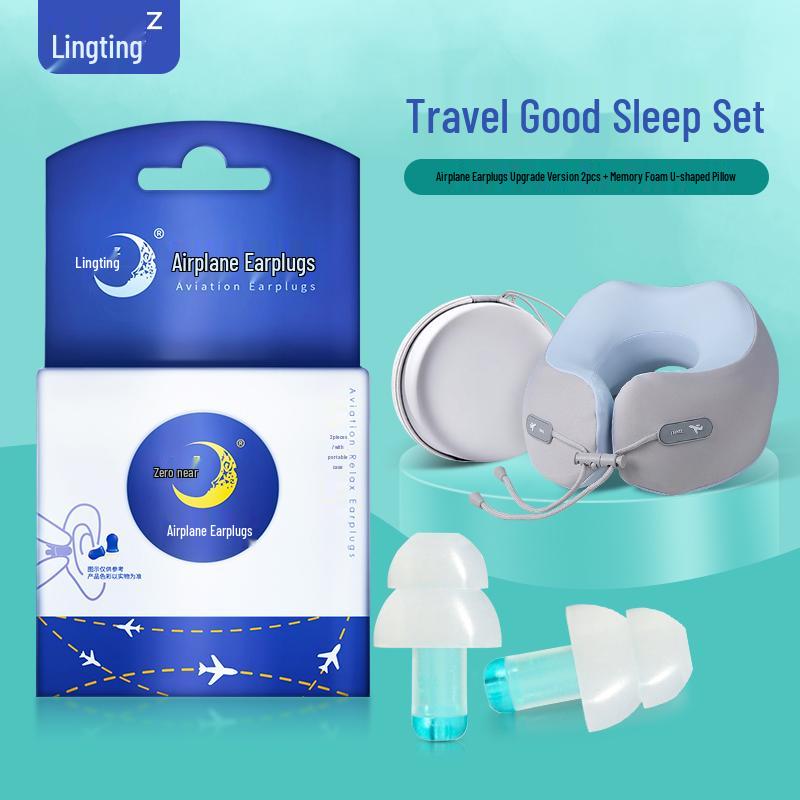 Lingting Noise-Canceling Airplane Earplugs: Pressure-Reducing Soundproofing for Men, Women, and Children