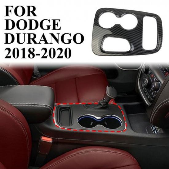 Carbon Fiber Console Gear Shift Panel Trim Cover for Dodge Durango 2018-
