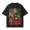 Oversized Washed TShirt Terrifier TShirts Art The Clown Hipster Tee Shirt for Unisexs Beach YK Fun Casual Clothing