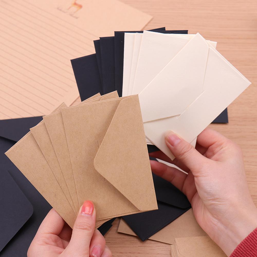 Classical Blank Mini Message Card For Letter Invitation Envelope Gift Envelope Paper Envelopes