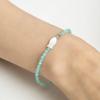 14K Cut Natural Stone Mother-of-Pearl Fish Bracelet (Choose One of Three Types) - A Lucky Gift