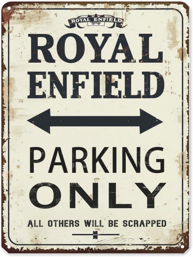 Funny Sign Parking Only Metal Tin Sign Decor Art Plaque for Business Home Bar Room Garage Man Cave Funny Stylealuminum 20x30cm(7.8x11.8inch)