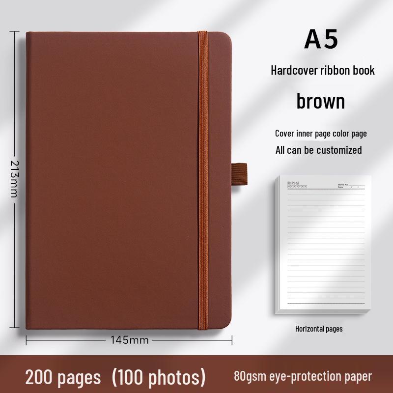 A5 Custom Logo Thickened Business Office Notebook Diary