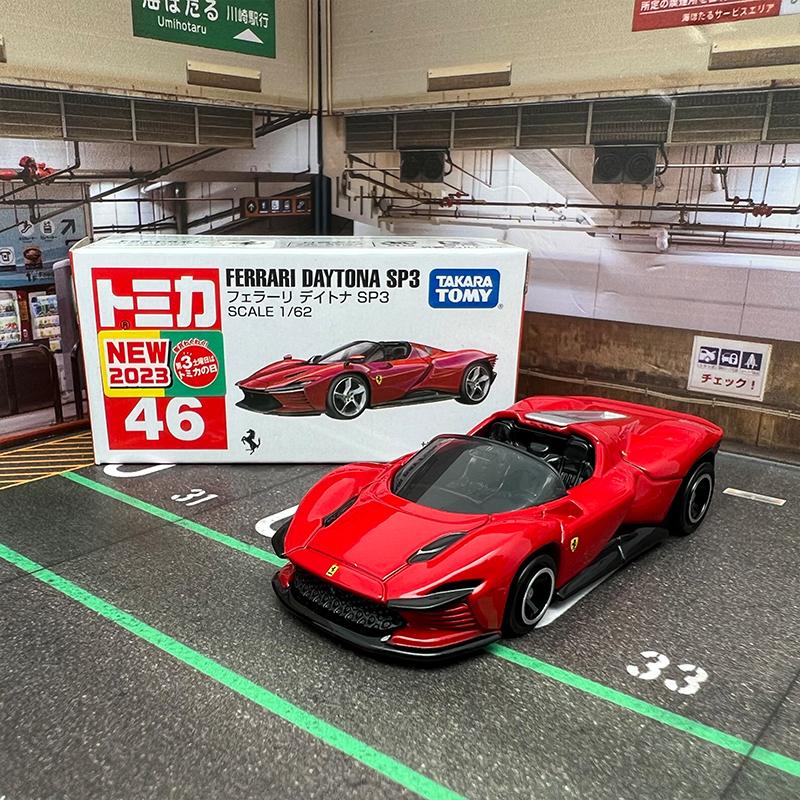

Takara Tomy Ferrari Daytona SP3 Supercar Alloy Car Diecasts & Toy Vehicles Car Model Miniature Scale Model Car For Children красный