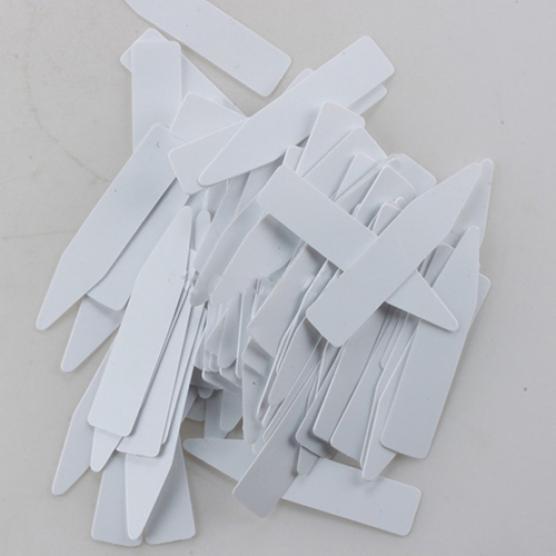 300 Etichette Per Piante In Plastica PVC 10 Cm - Bianche Impermeabili Con Pennarello - Per Giardino E Vivaio