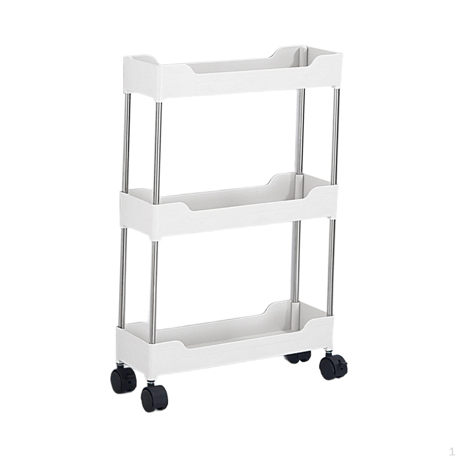 

Компактная тележка для хранения на колесиках для организации домашнего хозяйства