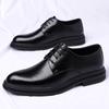 Men's Classic Loafers with Platform Heightening Feature. Business Formal Leather Shoes for Formal Occasions. Conference Shoes.