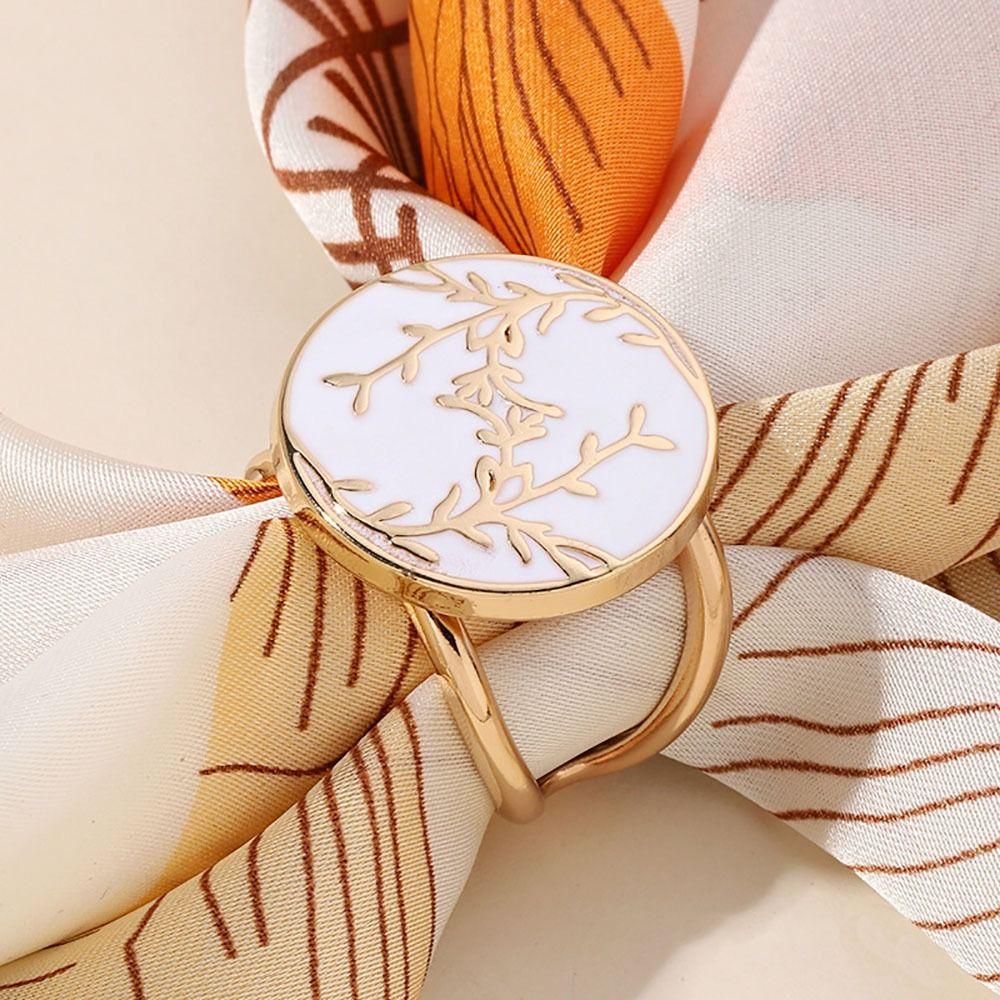 Alloy Scarf Buckle Clothes Corner Decor Headscarf Brooch Exquisite Scarf Pins