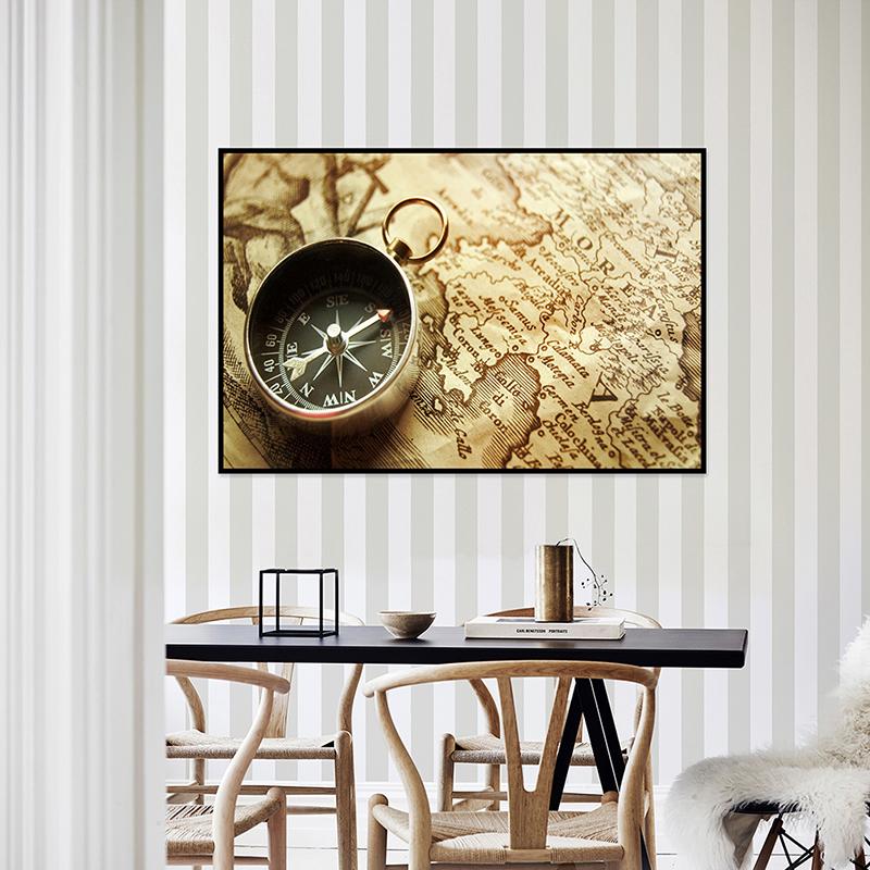 Dekoratif Asılı Resim Vintage Dekoratif Harita Duvar Dekor Arka Plan Oturma Ev Çalışma Stüdyosu Malzemeleri