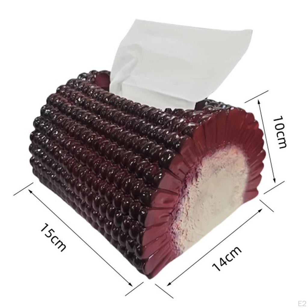 Funny Tissue Holder Dispenser Corn Decorative Living Room Decoration Cute Box