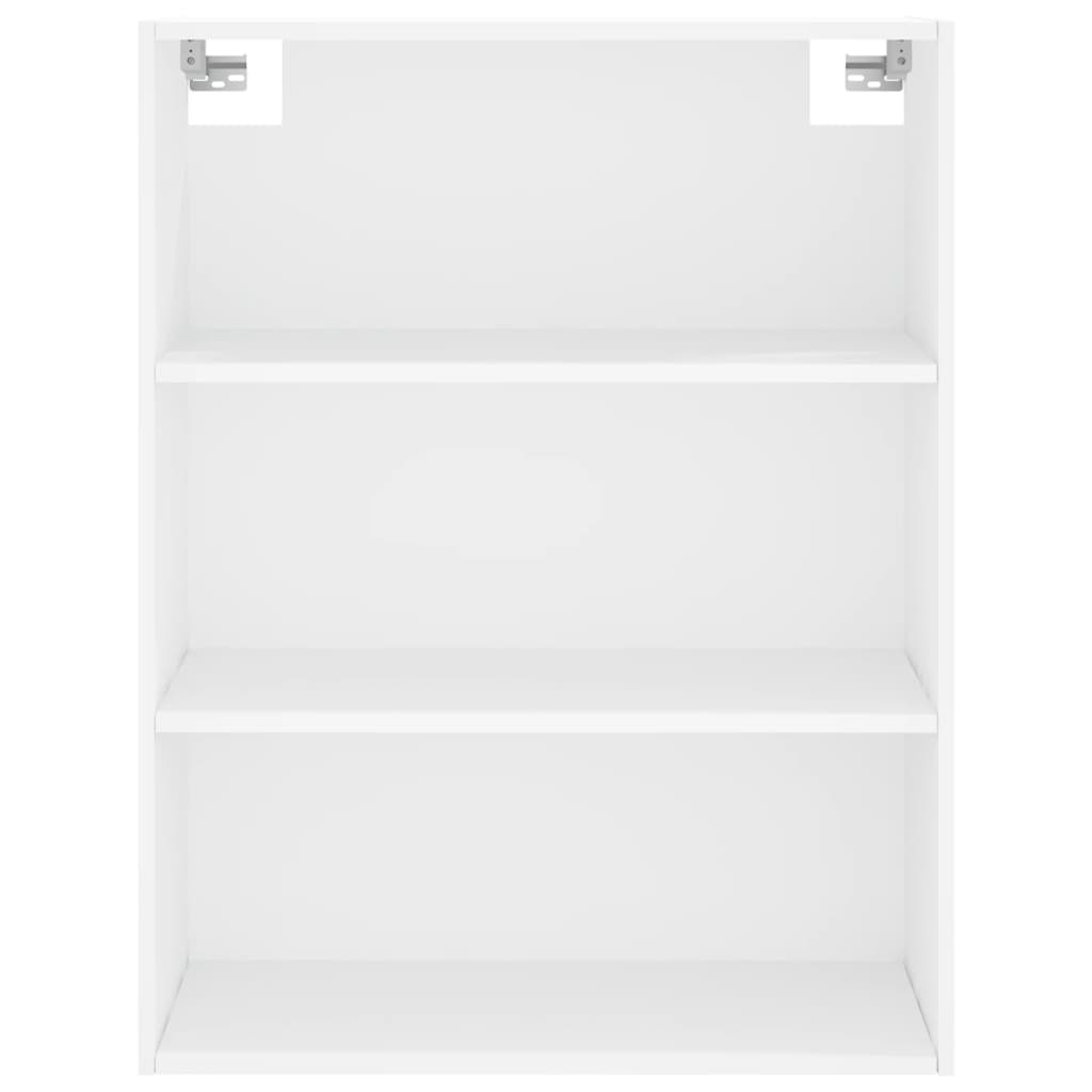 Vidaxl Display Cabinet, White, 69.5X34X180 Cm, Wood-Based Material