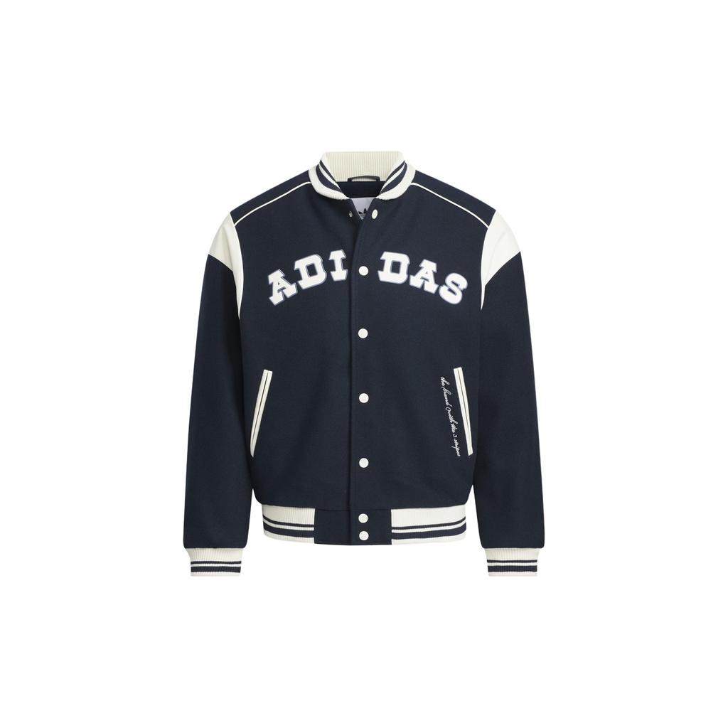 Adidas Originals Collegiate Bomber Jacket Women Jacket Deep-Navy-Blue Cream JD6379