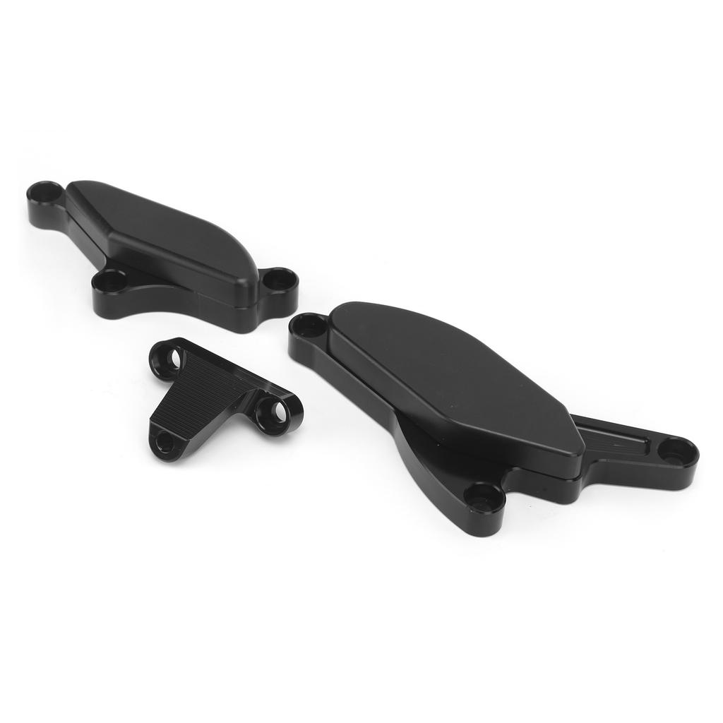 2pcs Motorcycle Frame Sliders Crash Protector Black Maintenance Replacement for KAWASAKI ZX10R 2008‑2010