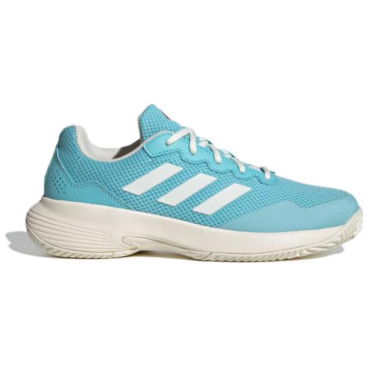 Adidas Shock Absorbing Durable Low Top Tennis Shoes Women Sneakers Blue White ID1493