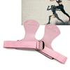 2PCS Weight Lifting Wrist Straps for Women Strong Grip Pull Ups Deadlift Strap Weight Lifting Grips Heart Shaped Pattern Pink S