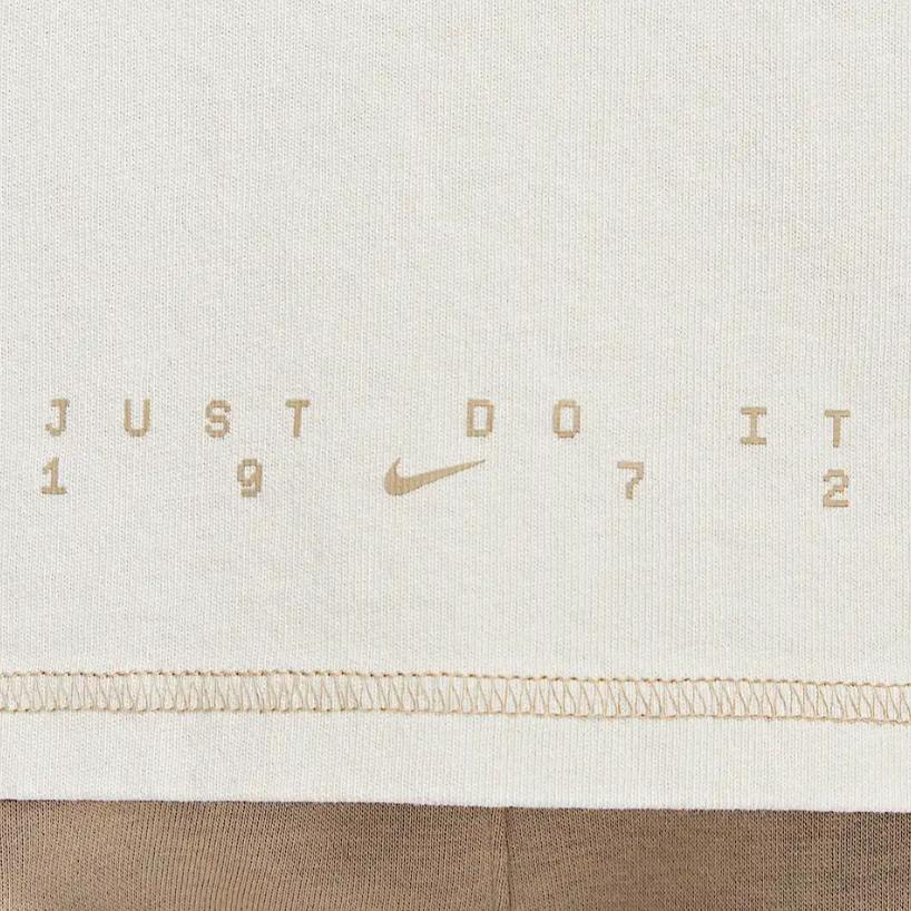 Nike Sportswear Casual Minimalist Loose Short Sleeve T-Shirt Men Tops Light-Bone HJ0777072