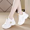 Thick-soled dad shoes women's summer mesh hollowed-out heightening casual sports shoes