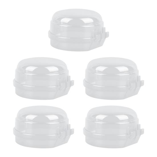 5/10 Stück Gasherd-Knopfabdeckung, staubdicht, babysicher, für Küche, Mikrowelle, Schalterknopfverriegelung, Kindersicherung, Ofenknopfschutz