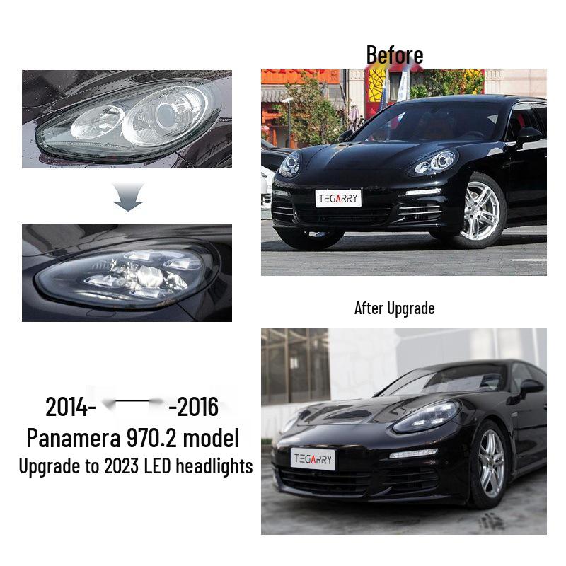 Compatible LED Matrix Headlights for Porsche Panamera 970 (2010-2016) Retrofit Upgrade