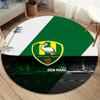 ADO Den Haag Round Area Rug,Carpet Rug for Living Room Bedroom Sofa Playroom Decor,Non-slip Floor Mat