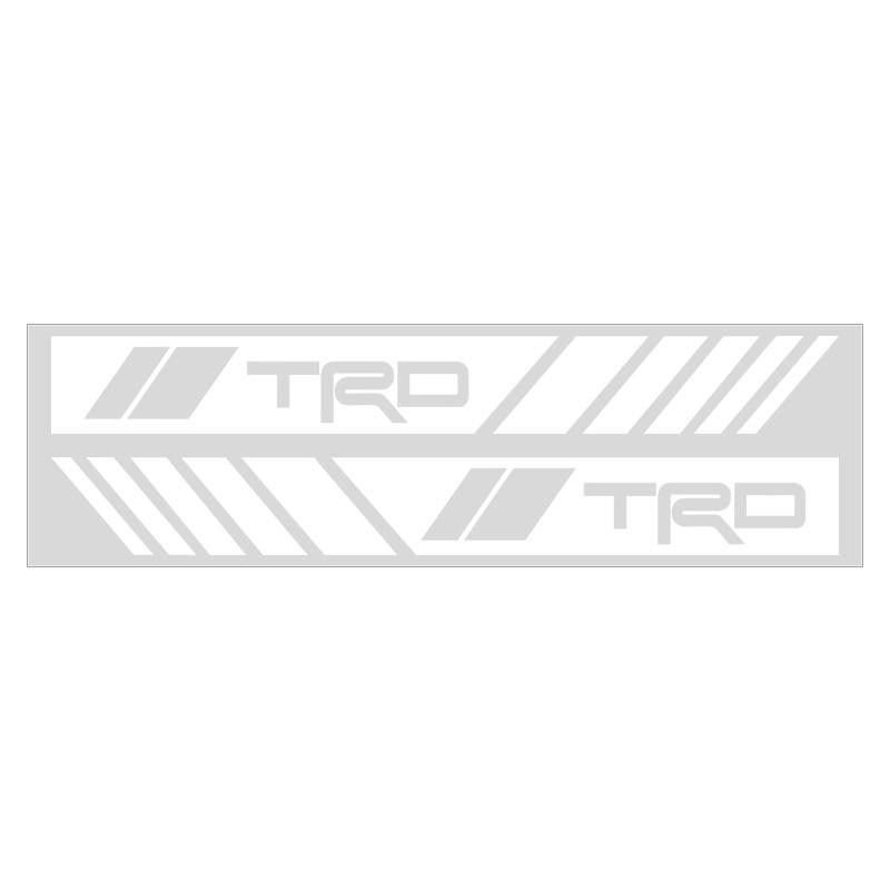 2PCS Car Rear View Mirror Side Stripe Badge 3D Sticker Car Styling for Toyota TRD Chr Corolla Yaris Rav4 E150 E120 Land Cruiser 200