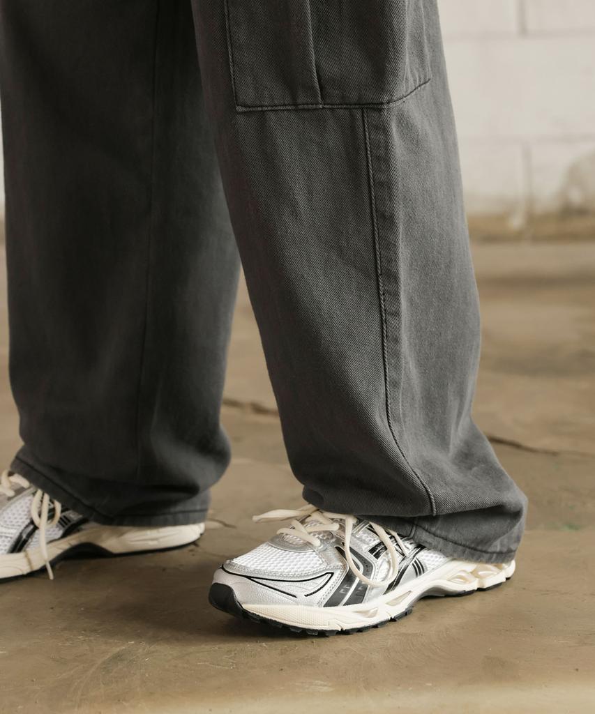Jikeulib Cargo Pocket Wide Cotton Pants