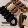 Thick & Wide High Elastic Hair Ties & Headbands - Durable for High Ponytails