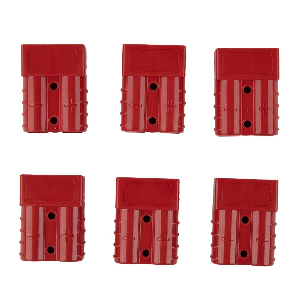 Type Connectors 50A 6PCS Set 6AWG 12 24V DC Power Connectors with Silver Plated Contacts for Extended Service Life