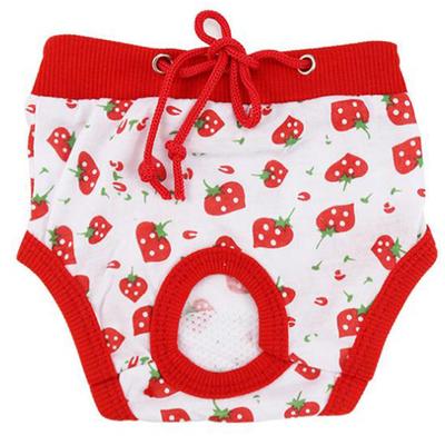 Sanitary Physiological Pants for Dogs Cotton Menstruation Underwear Comfortable Absorbent Pet Diapers Size L