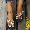 Fashion Luxury Crystal Butterfly Wedge Heel Flip Flops Women Fashion Clip Toe Thick Bottom Slippers Woman Summer Beach Non Slip Slides