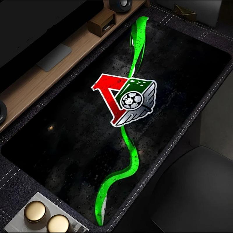 Lokomotiv Moscow mouse pad, rubber base, esports desk mat, mouse pad for gamers and office use, gaming desk , easy to clean mat