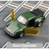 1/36 Porsche 911 Leksaksbilsmodell Miniatyr Racing Fria Hjul Dra Bakåt Pressgjuten Metall Samlarobjekt Gåva till Barn Pojke