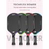VISPINVO Toray T700 Carbon Pickleball Paddle Woven Matte Lightweight Professional Tournament Grade